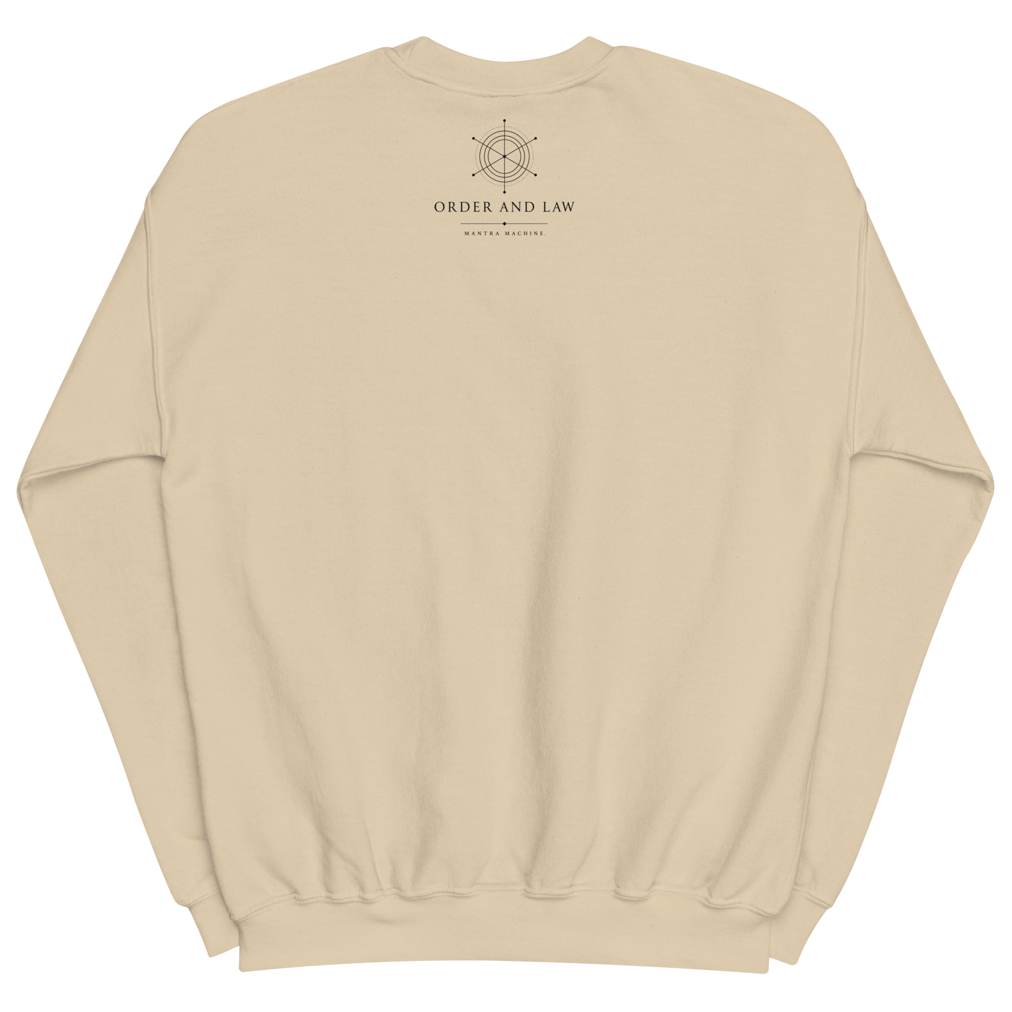 Back of the Street Order Map Sweatshirt in sand