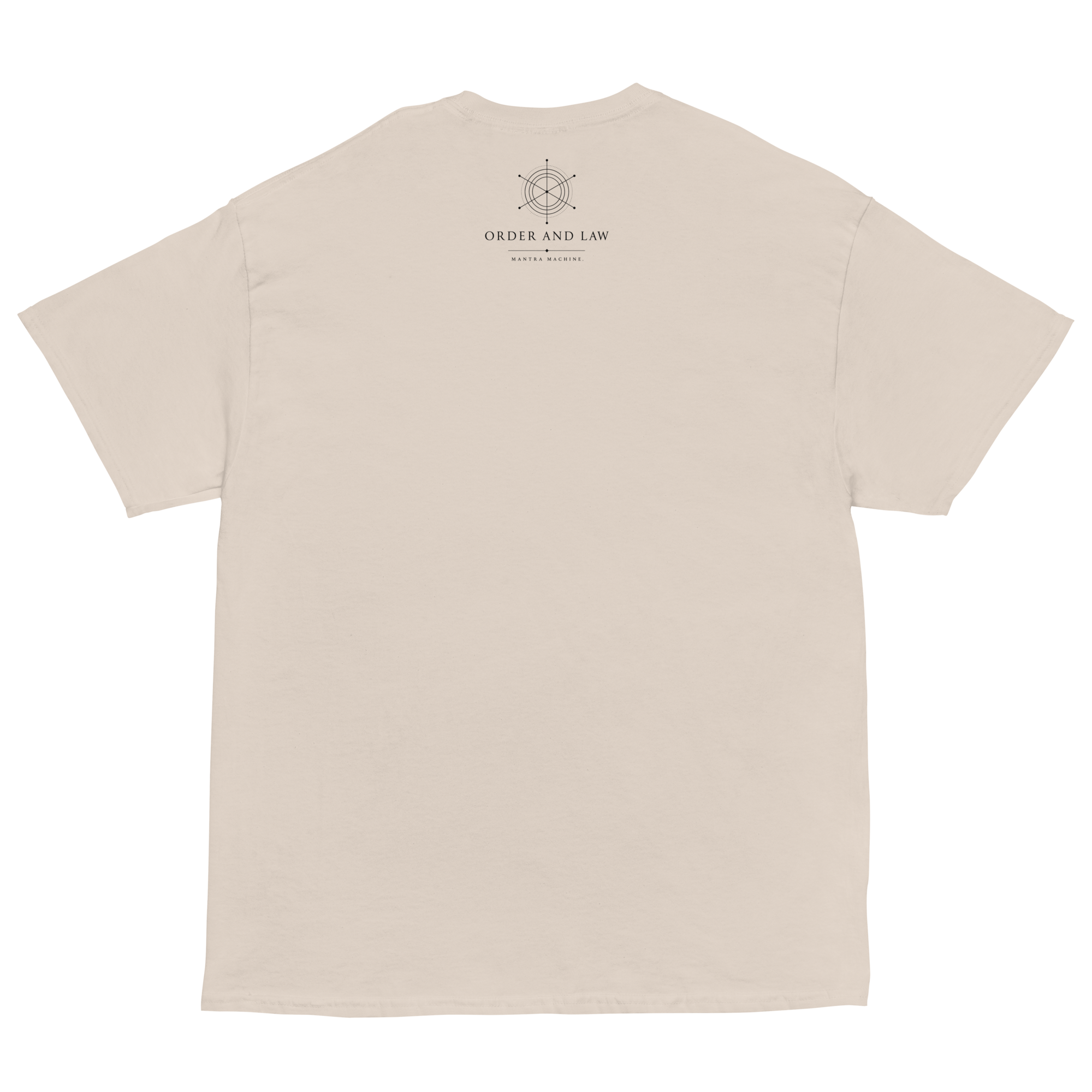Back of the Street Order Map Tee in natural